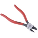 Teng Tools Flush Side Cutter 7in, Jaw Width 55mm, Jaw Length 20mm MB541-7