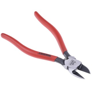 Teng Tools Flush Side Cutter 7in, Jaw Width 55mm, Jaw Length 20mm MB541-7