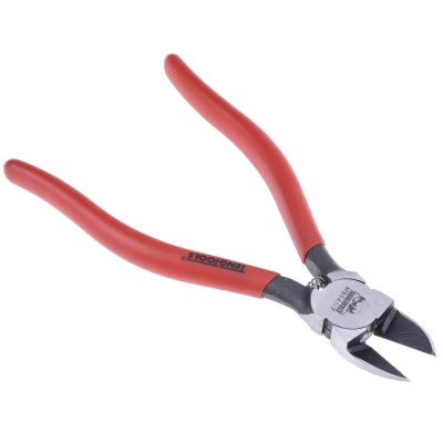 Teng Tools Flush Side Cutter 7in, Jaw Width 55mm, Jaw Length 20mm MB541-7