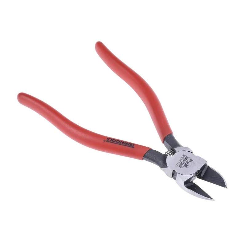 Teng Tools Flush Side Cutter 7in, Jaw Width 55mm, Jaw Length 20mm MB541-7