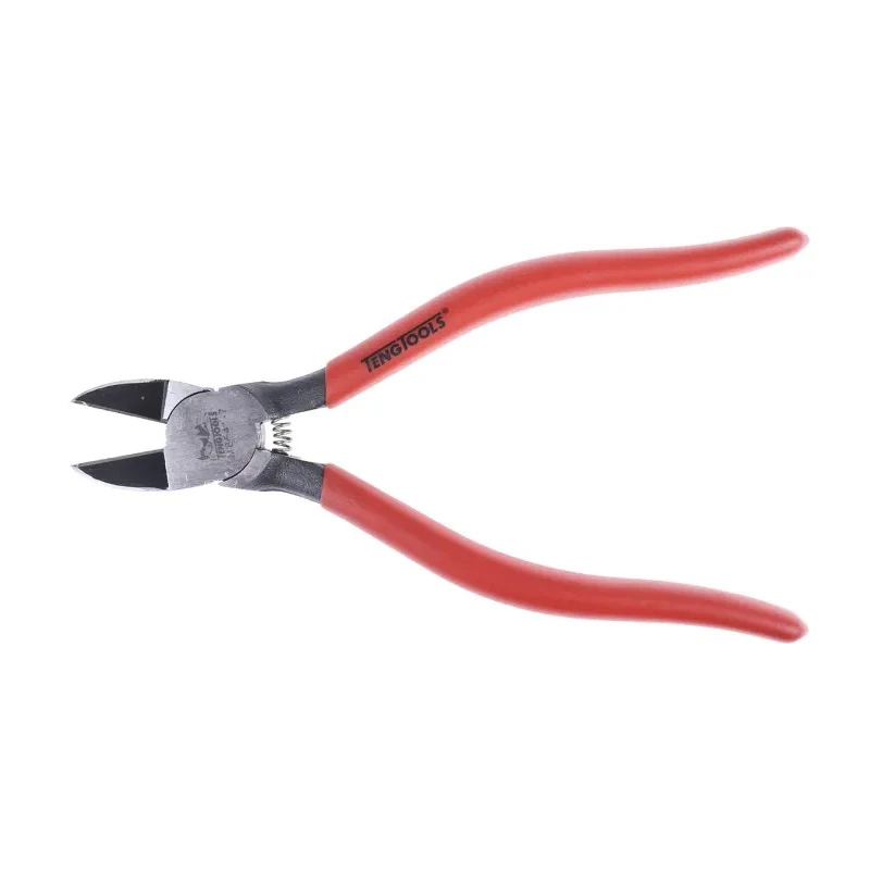 Teng Tools Flush Side Cutter 7in, Jaw Width 55mm, Jaw Length 20mm MB541-7