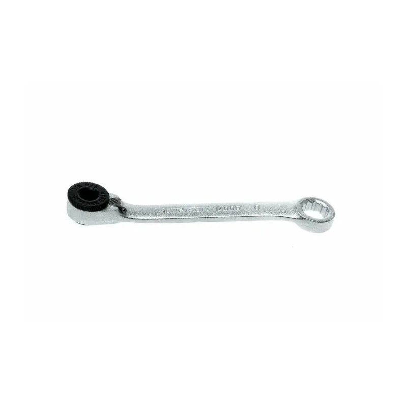 Teng Tools Ratchet Ring Spanner 1/4 in, Chrome Vanadium Steel Satin Finish 90mm Overall Length 1400B