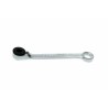 Teng Tools Ratchet Ring Spanner 1/4 in, Chrome Vanadium Steel Satin Finish 90mm Overall Length 1400B
