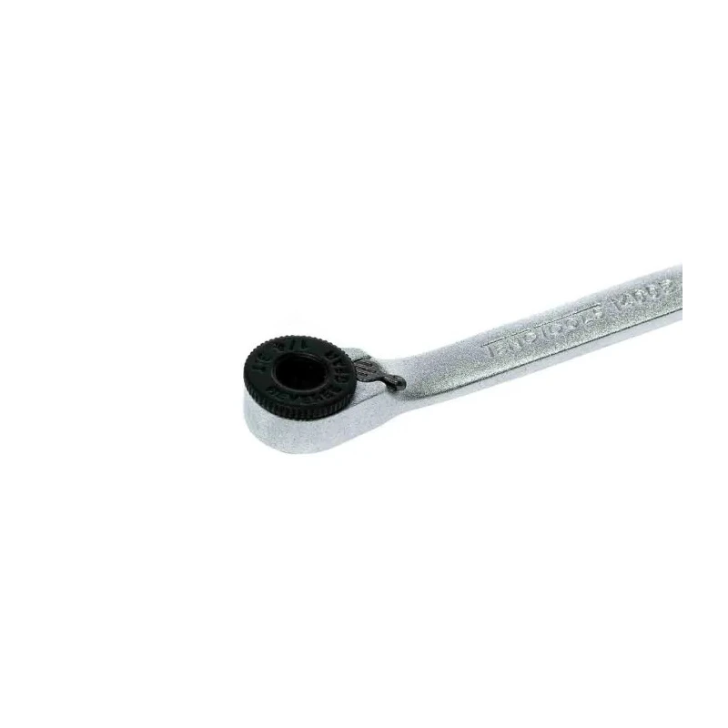 Teng Tools Ratchet Ring Spanner 1/4 in, Chrome Vanadium Steel Satin Finish 90mm Overall Length 1400B