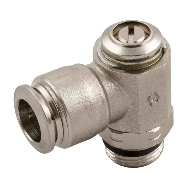 RS PRO Pneumatic Flow Regulator Tube, Universal Short Thread, Brass Construction, Max Pressure 1 bar 197-7890