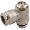 RS PRO Pneumatic Flow Regulator Tube, Universal Short Thread, Brass Construction, Max Pressure 1 bar 197-7890