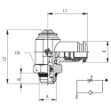 RS PRO Pneumatic Flow Regulator Tube, Universal Short Thread, Brass Construction, Max Pressure 1 bar 197-7890