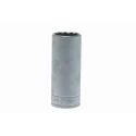 Teng Tools 1/2 in Drive 24 mm 12 Point Chrome Vanadium Socket 79mm Overall Length M120624-C