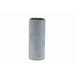 Teng Tools 1/2 in Drive 24 mm 12 Point Chrome Vanadium Socket 79mm Overall Length M120624-C
