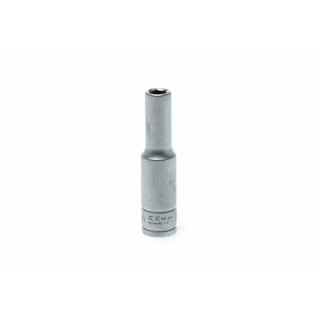 Teng Tools 1/4 in Drive 5.5 mm 6 Point Satin Finish Chrome Vanadium Steel Socket M1406055-C