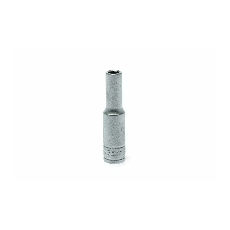 Teng Tools 1/4 in Drive 5.5 mm 6 Point Satin Finish Chrome Vanadium Steel Socket M1406055-C
