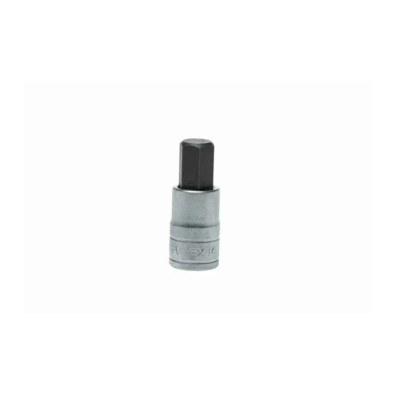 Teng Tools 1/2 in Drive 14 mm Bit Square Socket, Chrome Finish, Alloy Steel, 22mm Length M121514-C