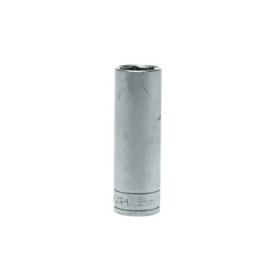 Teng Tools 1/2 in Drive 18 mm 6 Point Socket, Chrome Vanadium, 79mm Overall Length M1206186-C