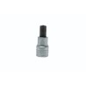 Teng Tools 1/2 in Drive Bit Socket TPX55, Alloy Steel, Chrome Finish, 55mm Length TPX55
