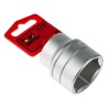 Teng Tools 1/2 in Drive 33 mm 6 Point Bi-Hexagon Socket Chrome Vanadium Finish 45.5mm Overall Length M1205336-C