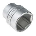 Teng Tools 1/2 in Drive 33 mm 6 Point Bi-Hexagon Socket Chrome Vanadium Finish 45.5mm Overall Length M1205336-C