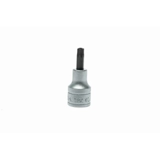 Teng Tools 1/2 in Drive TPX40 Bit Socket Square Drive Alloy Steel Chrome Finish 22mm Overall Length TPX40