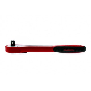 Teng Tools 1/2 in Drive Ratchet with Fibre Reinforced Plastic Handle, Chrome Finish, 41mm Overall Length 1200FRP
