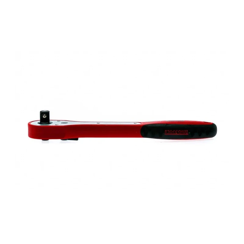 Teng Tools 1/2 in Drive Ratchet with Fibre Reinforced Plastic Handle, Chrome Finish, 41mm Overall Length 1200FRP