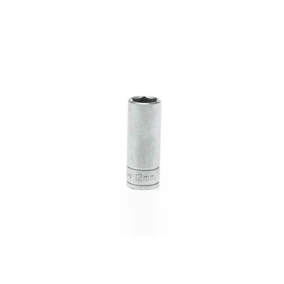 Teng Tools 3/8 in Drive 12 mm 6 Point Satin Finish Chrome Vanadium Steel Socket 45.5mm Overall Length M380612-C