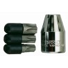 Teng Tools Slotted Torx Hex Phillips Screwdriver Bit Set 3 Pieces TX45 to TX55 Steel 28mm Overall Length 6.35 mm Drive 1488