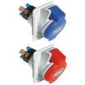 Schneider Electric Panel Mount Industrial Power Connector Rated At 16A 415V IP44 Red 3P+PE Pratika 