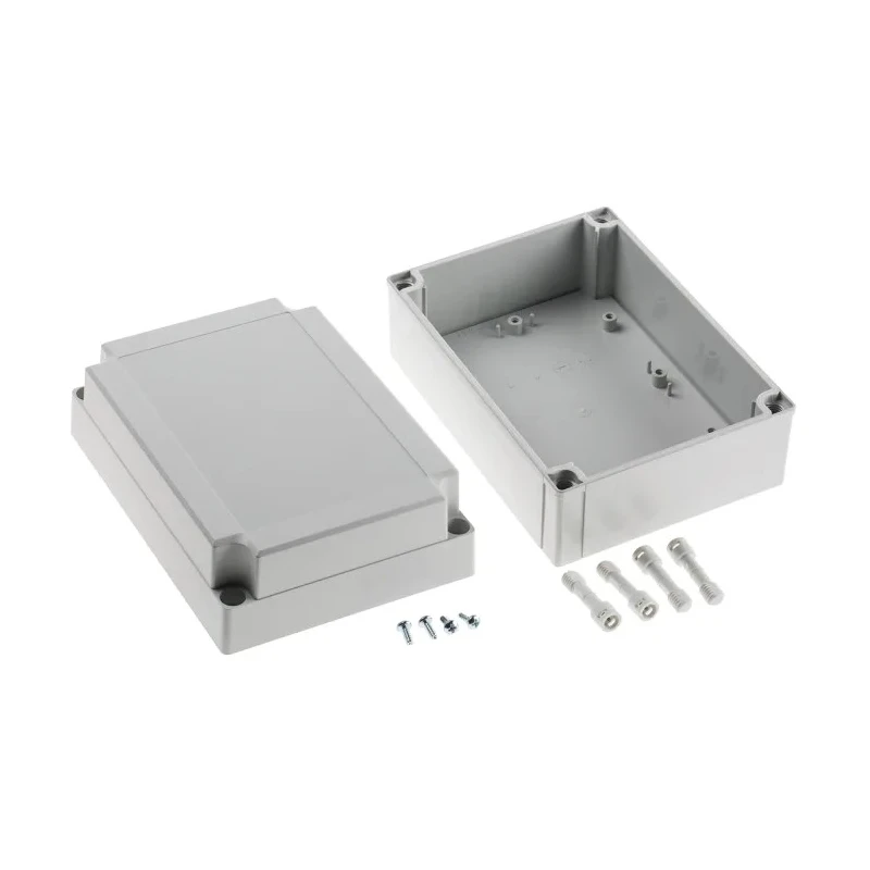 Fibox ABS Grey Light Grey Lid IP66, IP67, IK07 ABS Enclosure 100 mm x 180 mm x 130 mm ABS 150/100 HG ENCLOSURE