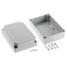 Fibox ABS Grey Light Grey Lid IP66, IP67, IK07 ABS Enclosure 100 mm x 180 mm x 130 mm ABS 150/100 HG ENCLOSURE