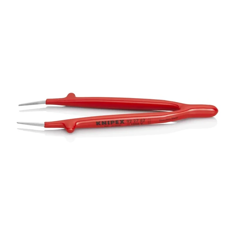 Knipex Nickel Plated Steel Smooth Tweezer 150mm 1000V Insulated Handles VDE Tested 92 27 62