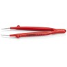Knipex Nickel Plated Steel Smooth Tweezer 150mm 1000V Insulated Handles VDE Tested 92 27 62