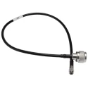Radiall Coaxial Cable Assembly Male Type N to Male SMA Connector 500 mm Length 50 Ω R284C0351045