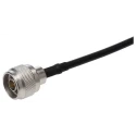 Radiall Cable Assembly Series Coaxial Cable Male Type N to Male SMA, 1 m 50 Ω R284C0351046