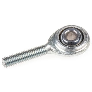 RS PRO M5 x 0.8 Male Steel Rod End Metric, 5mm Bore 198-9061