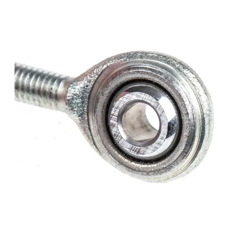 RS PRO M5 x 0.8 Male Steel Rod End Metric, 5mm Bore 198-9061