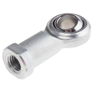 RS PRO Steel Female Rod End, M14 x 2 Thread, 14mm Bore, 74mm Width, Zinc Coated, Metric Thread 198-9005