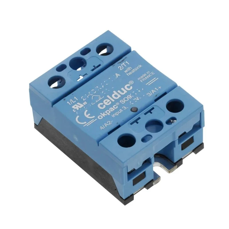Celduc SO9 Series Solid State Relay, 40 A Load, DIN Rail Mount, 600 Vrms Load, 32V Control SO963460