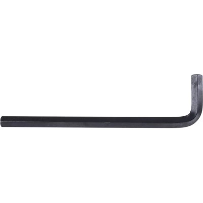RS PRO L Metric Hex Key, Hex Size 12 mm, Long Arm, Chrome Vanadium Steel, Black Finish 499-2436