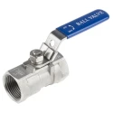 RS PRO Stainless Steel Threaded 2-Way Ball Valve 1 in BSPP, 68 bar, ASTM A351-CF8M A351-CF8M
