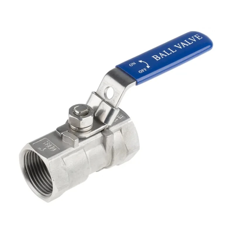 RS PRO Stainless Steel Threaded 2-Way Ball Valve 1 in BSPP, 68 bar, ASTM A351-CF8M A351-CF8M