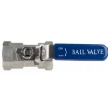 RS PRO Stainless Steel Threaded 2-Way Ball Valve 1 in BSPP, 68 bar, ASTM A351-CF8M A351-CF8M