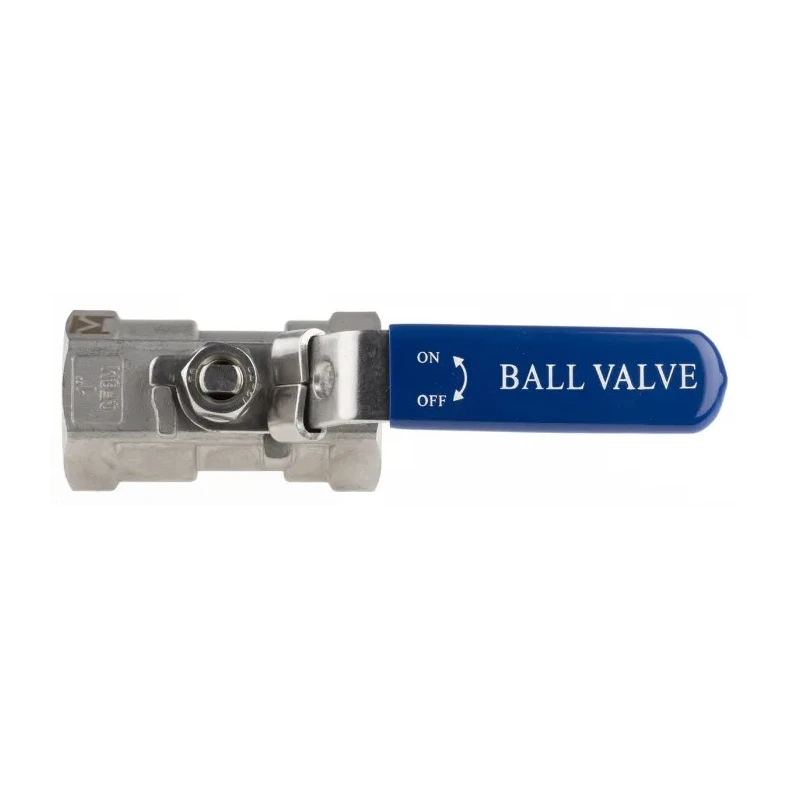 RS PRO Stainless Steel Threaded 2-Way Ball Valve 1 in BSPP, 68 bar, ASTM A351-CF8M A351-CF8M