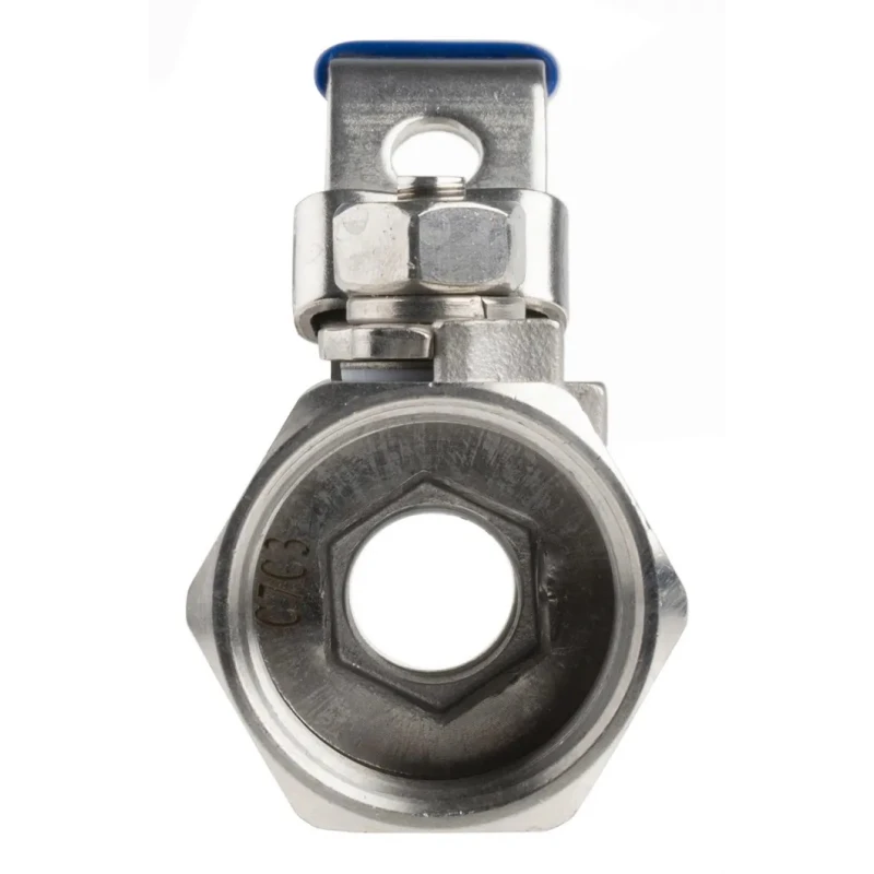 RS PRO Stainless Steel Threaded 2-Way Ball Valve 1 in BSPP, 68 bar, ASTM A351-CF8M A351-CF8M