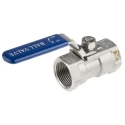 RS PRO Stainless Steel Threaded 2-Way Ball Valve 1 in BSPP, 68 bar, ASTM A351-CF8M A351-CF8M