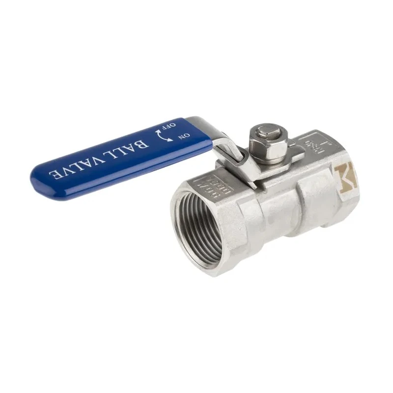 RS PRO Stainless Steel Threaded 2-Way Ball Valve 1 in BSPP, 68 bar, ASTM A351-CF8M A351-CF8M