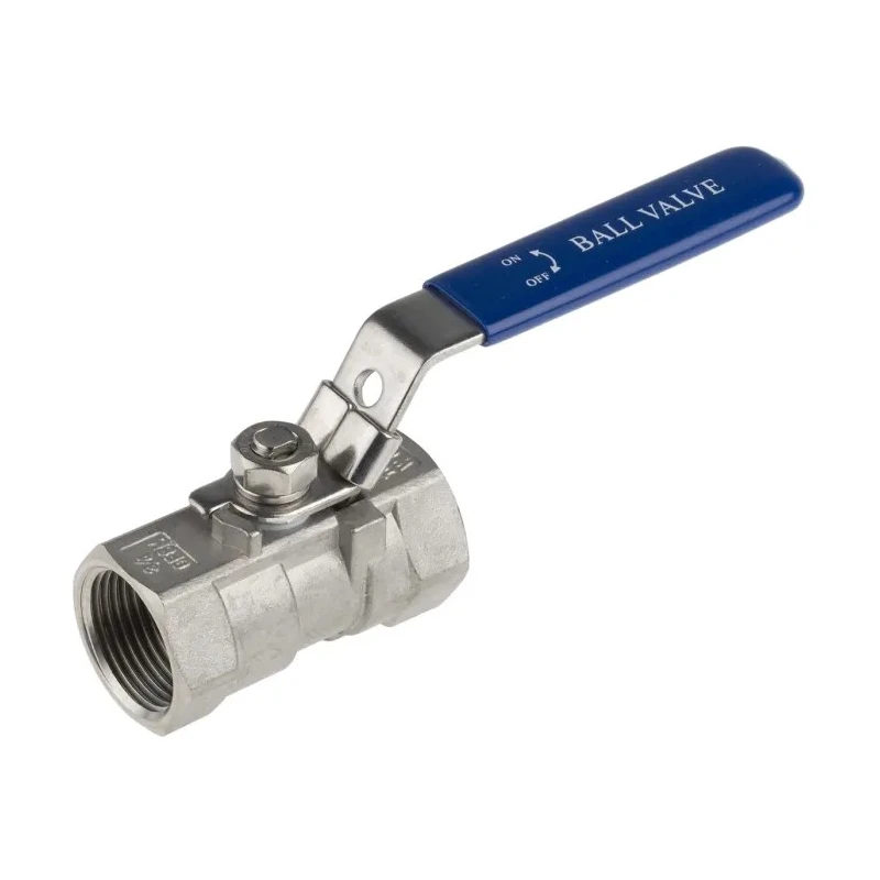 RS PRO Stainless Steel Threaded 2-Way Ball Valve ASTM A351-CF8M, 3/4 in BSPP Female Port, 68 bar, 200°C A351-CF8M