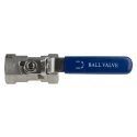 RS PRO Stainless Steel Threaded 2-Way Ball Valve ASTM A351-CF8M, 3/4 in BSPP Female Port, 68 bar, 200°C A351-CF8M