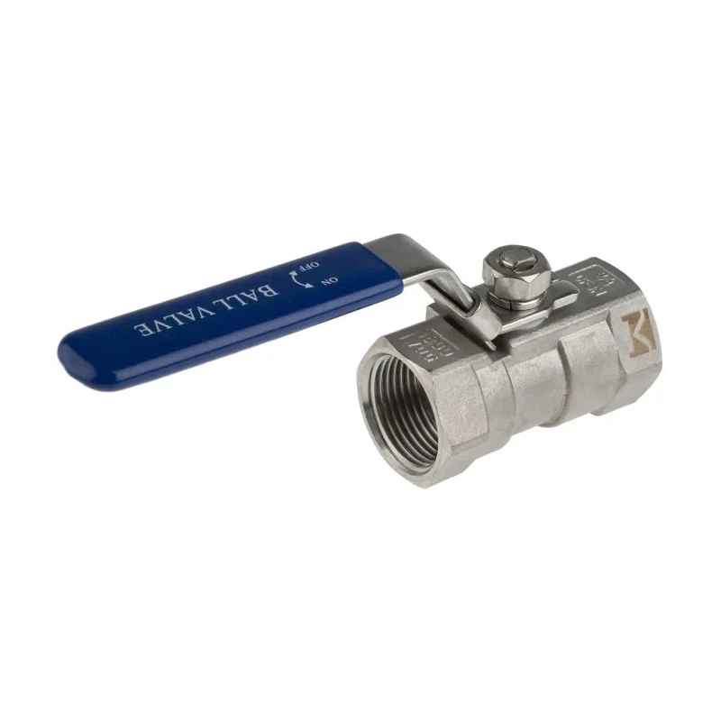 RS PRO Stainless Steel Threaded 2-Way Ball Valve ASTM A351-CF8M, 3/4 in BSPP Female Port, 68 bar, 200°C A351-CF8M