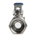 RS PRO Stainless Steel Threaded 2-Way Ball Valve ASTM A351-CF8M, 3/4 in BSPP Female Port, 68 bar, 200°C A351-CF8M