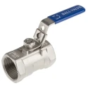 RS PRO ASTM A351-CF8M Stainless Steel Threaded 2-Way Ball Valve BSPP 1-1/4 Inch 68 bar A351-CF8M