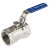 RS PRO ASTM A351-CF8M Stainless Steel Threaded 2-Way Ball Valve BSPP 1-1/4 Inch 68 bar A351-CF8M